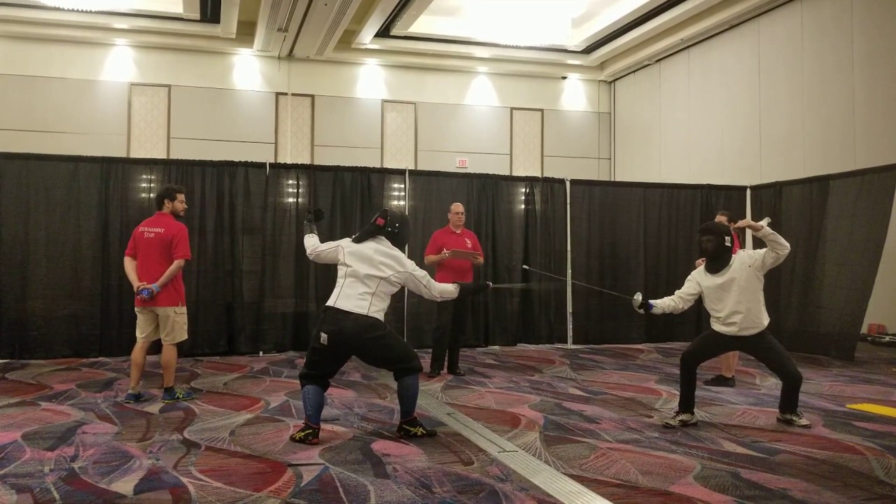First Bout Combat Con 2019 Classical Foil Fencing Tournament