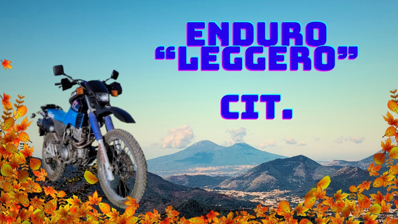 Enduro in montagna con la Yamaha XT 600