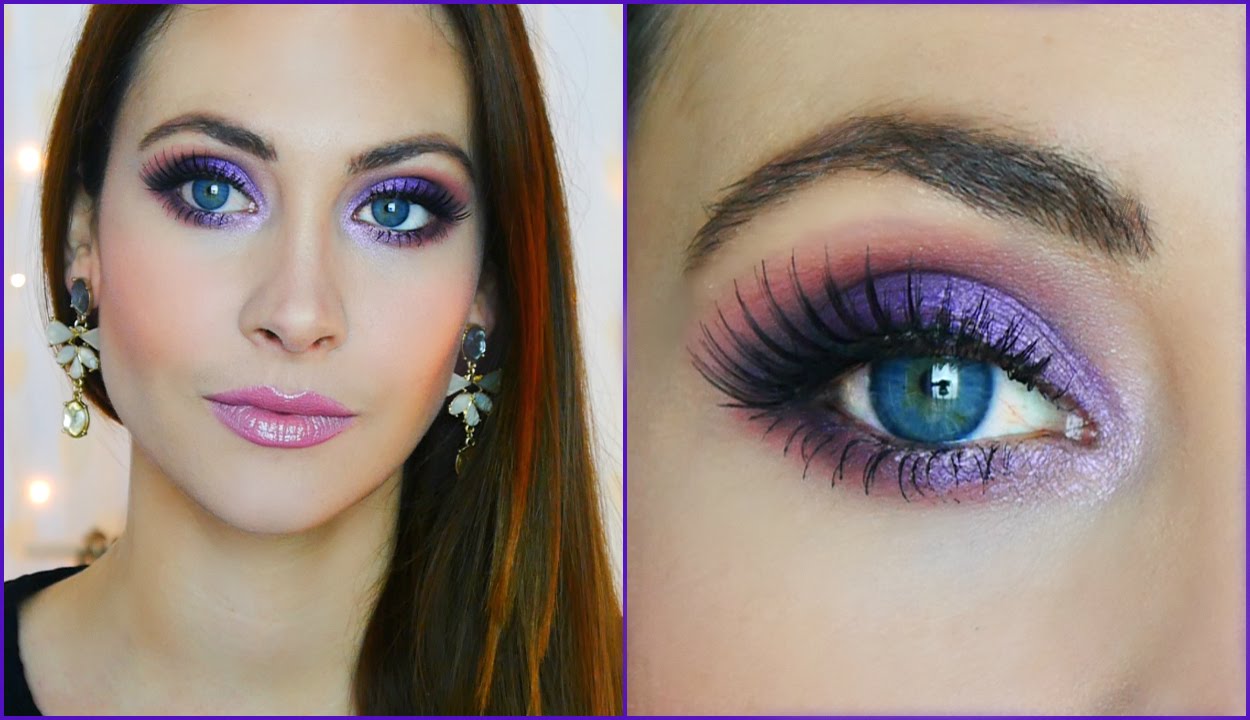 Party Makeup. Smokey Purple | Maquillaje de fiesta Ojos Ahumados en morado