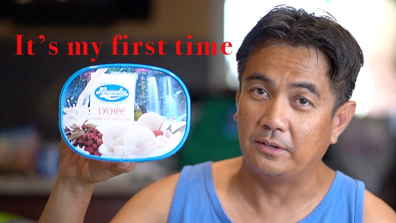 Magnolia Ice Cream  Lychee Flavor First Time  Eats