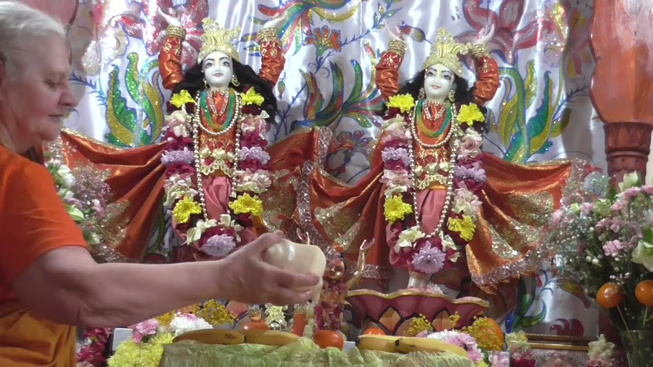Gaura Purnima abhishek Lugansk ISKCON Temple