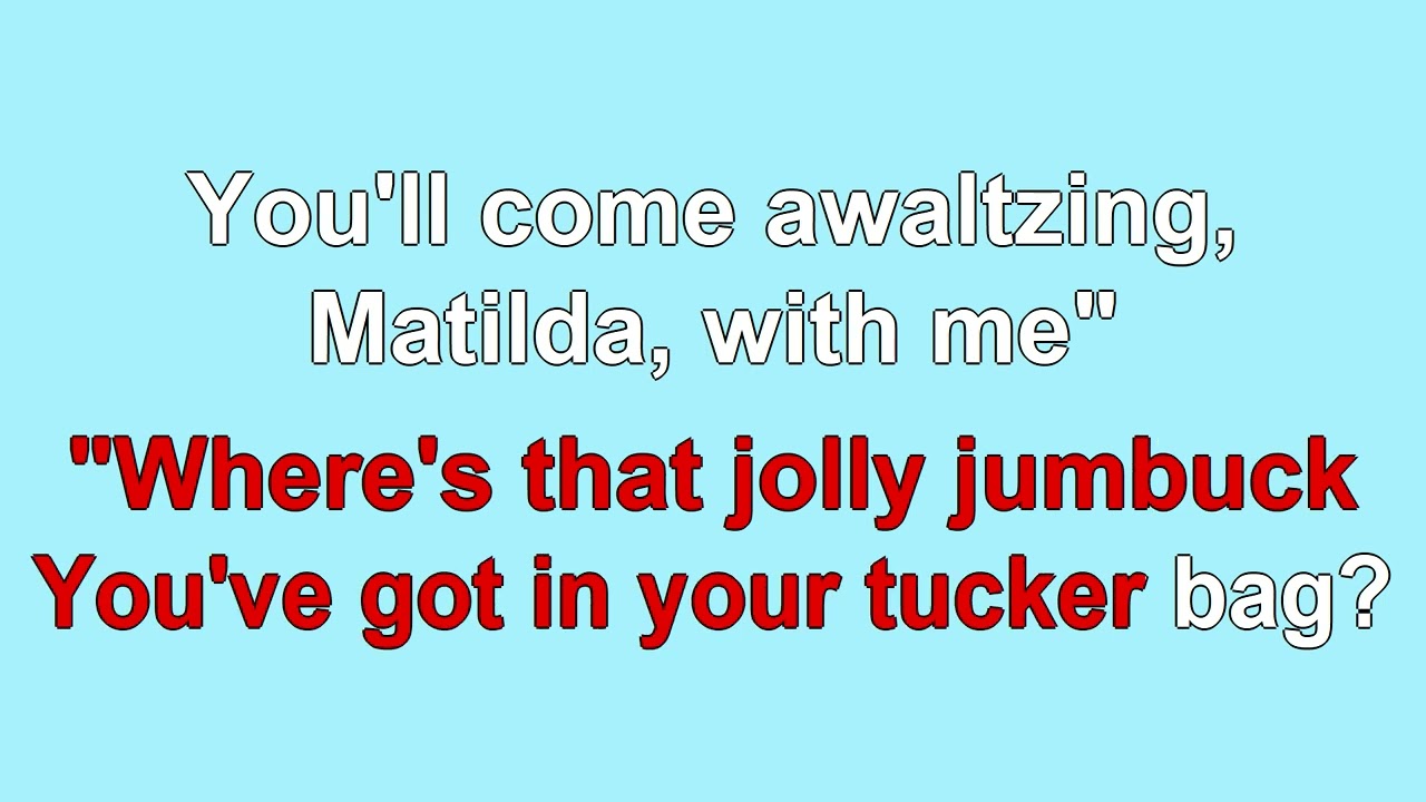 Waltzing Matilda 1895
