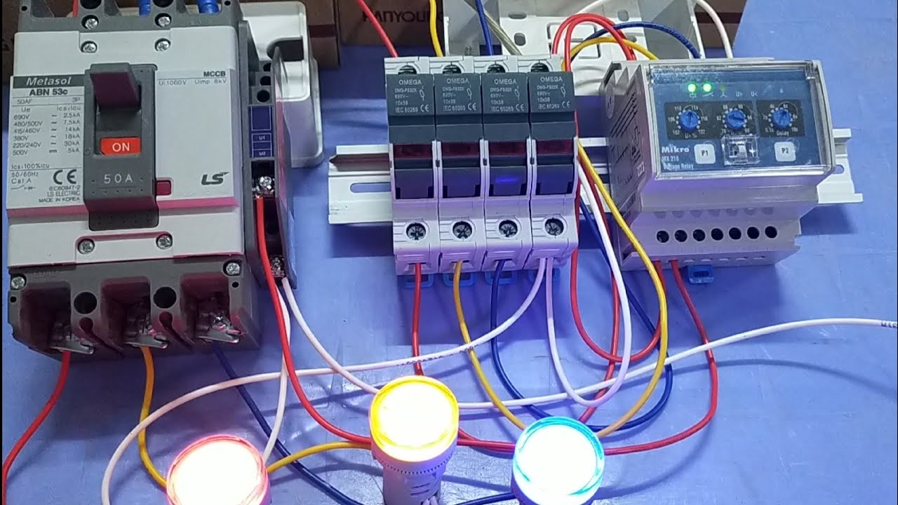 Under Vol Trip ( UVT ) Đánh Sập MCCB 50A - 200A LS