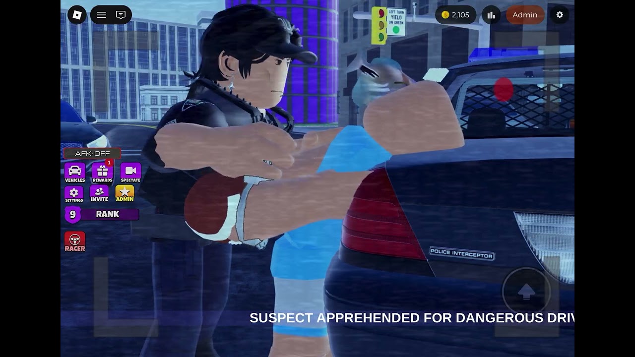 Playing racer vs police AI with a subscriber! (40 sub special!)