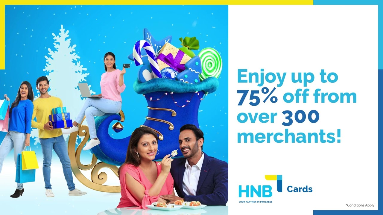Experience the joys of the season with your HNB cards up to 75% off at 300+ merchants.