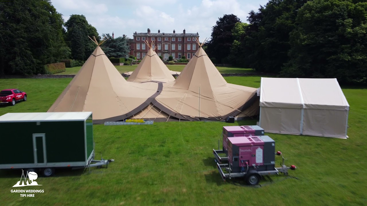 Newby Hall Tipi Wedding