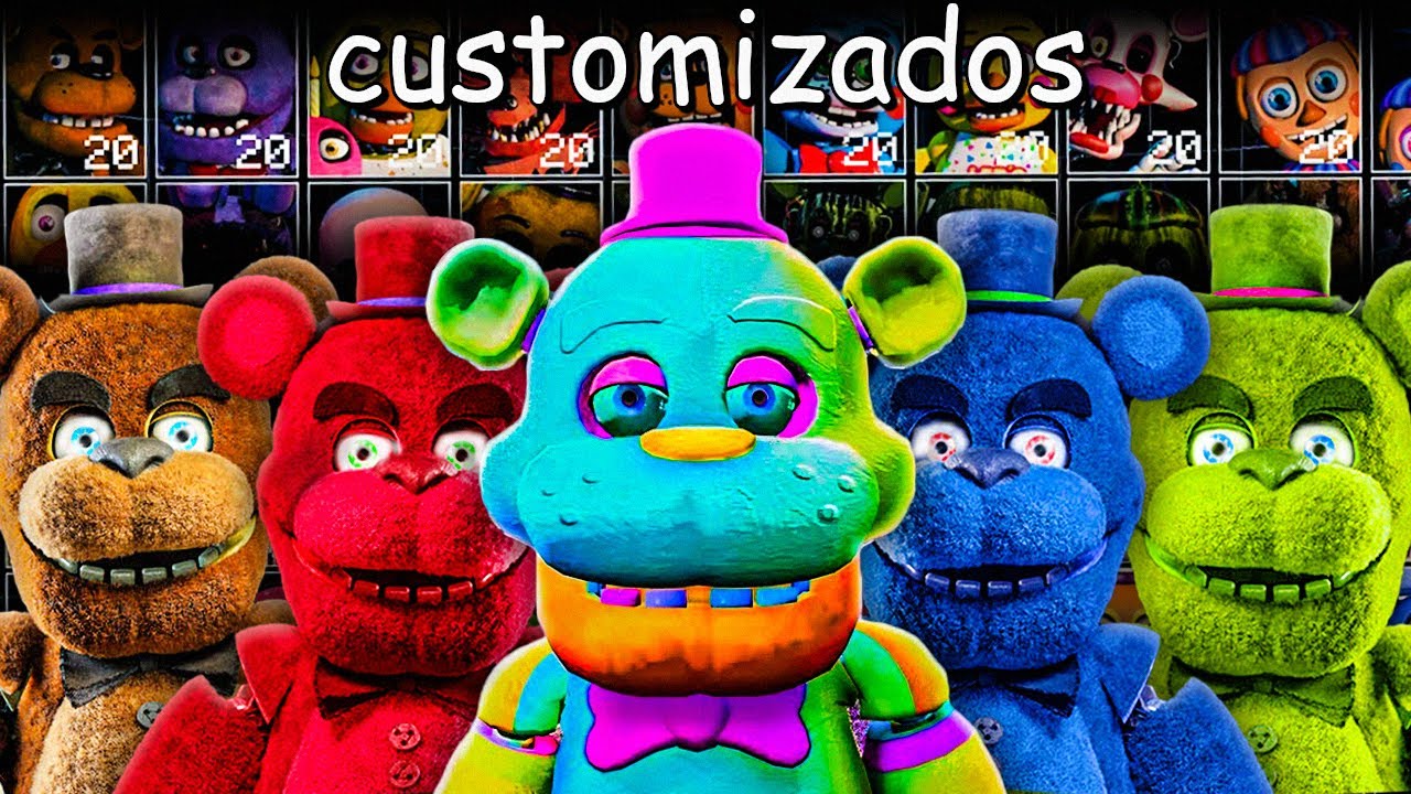 FREDDYS MULTICOLORIDOS NA ULTIMATE CUSTOM NIGHT KKKKK