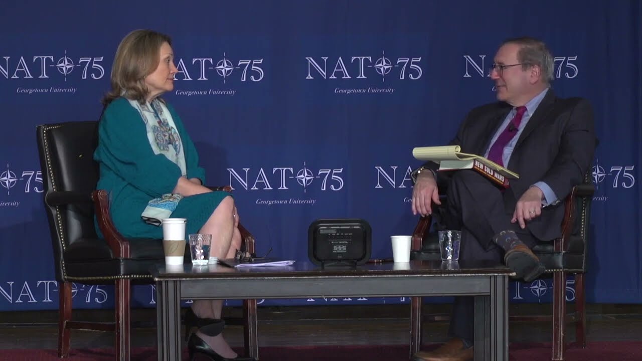 NATO at 75 | Fireside Chat with U.S. Ambassador to NATO, Ambassador Julianne Smith and David Sanger