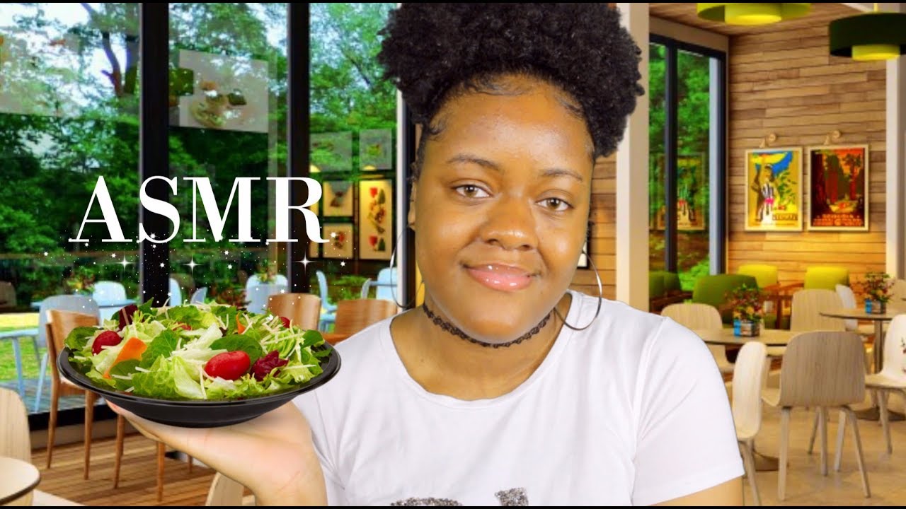 ASMR | Salad Bar Roleplay🥗✨ | No Props, Visual Triggers + More 💚