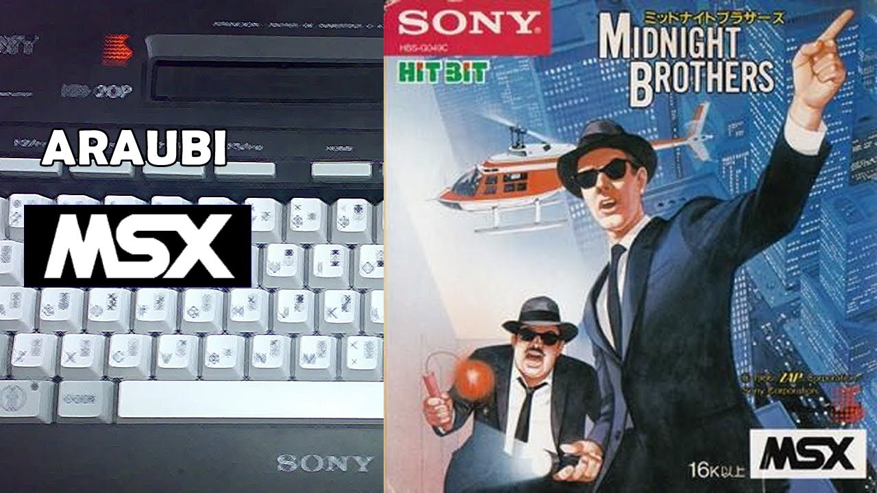 Midnight Brothers (Zap, 1986) MSX [758] Walkthrough Comentado