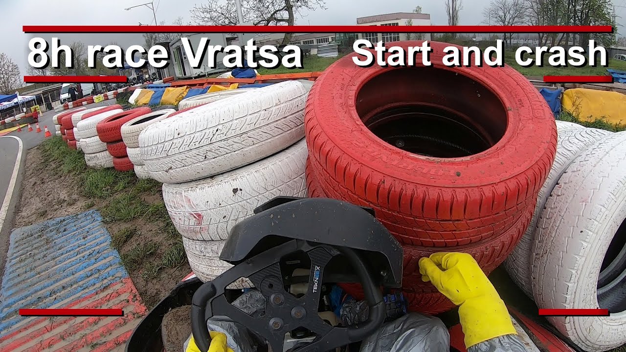 Death Race - Start, crash, pit and a lot of overtaking 8h Vratsa 9. 4. 2023