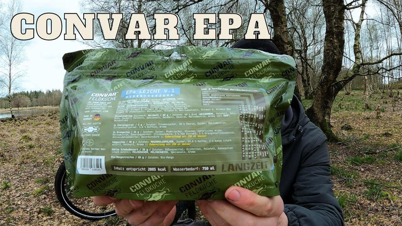 Convar EPA MRE | Einmannpackung Prepperfood | Trekkingnahrung | #fluchtrucksack