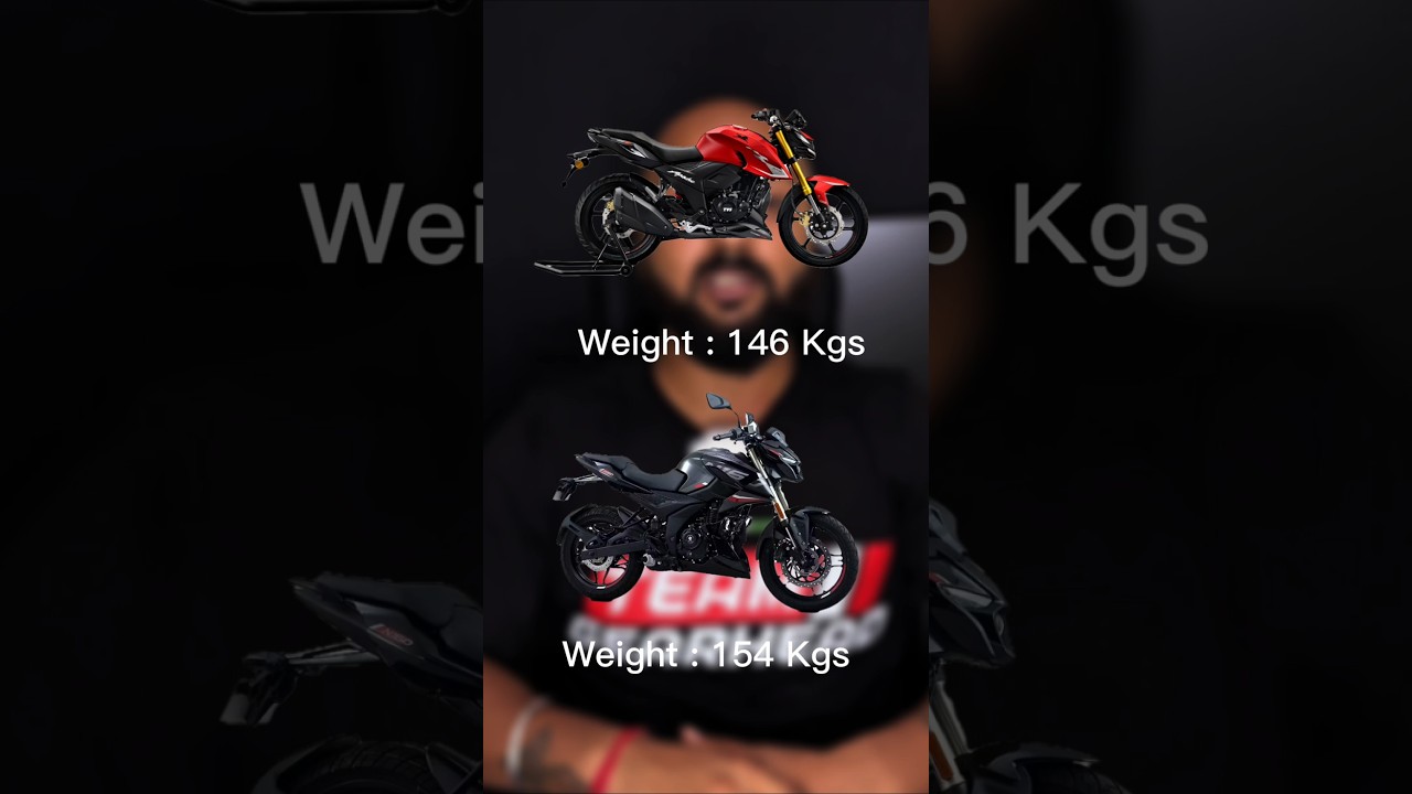 2025 TVS Apache RTR 4V 160 vs Bajaj Pulsar N160 #shorts
