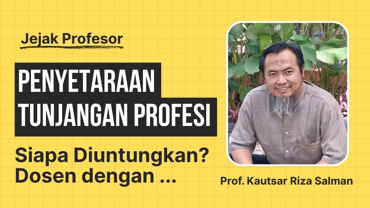 Kabar Bahagia Penyetaraan Tunjangan Profesi Dosen 2026: Siapa Diuntungkan? - JEJAK PROFESOR