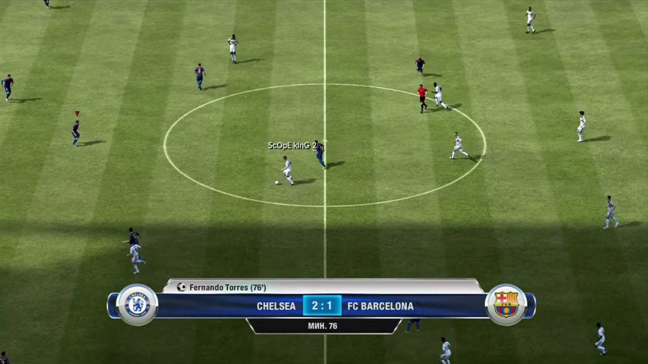 Barcelona - Chelsea: полуфинал Лиги Чемпионов в FIFA 12 (24.04.2012)