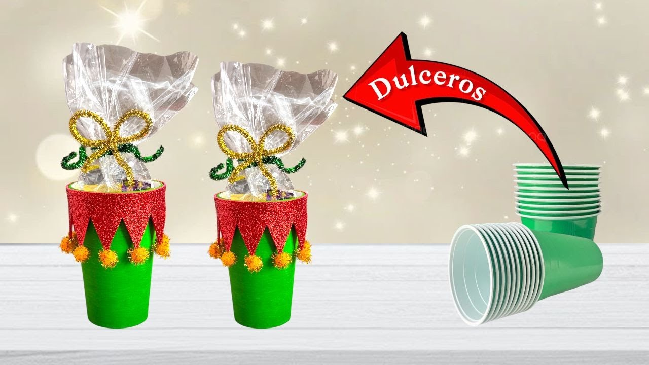 DULCEROS FÁCILES DE HACER | Manualidades navideñas 