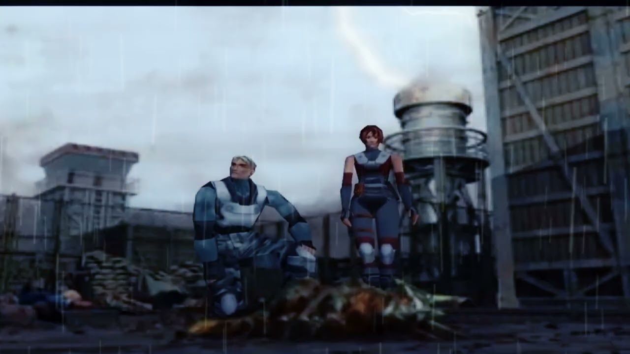 The Silence of Edward City (Slowed + Reverb) — Dino Crisis 2 | Rain & Thunder | Ambient & Relaxing