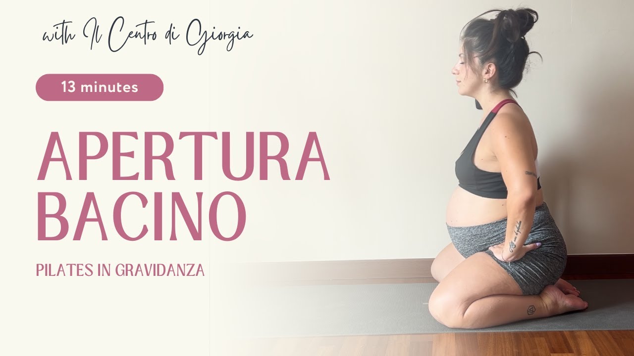 Pilates in gravidanza |  Esercizi per l’apertura del bacino in 13 minuti | Preparati con me