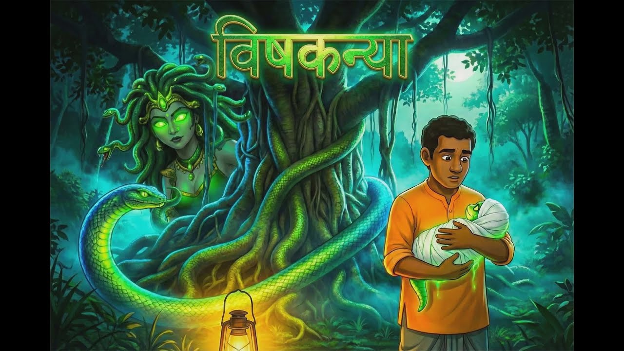 विषकन्या – साँप रूपी जिन्न का अभिशाप | डरावनी गाँव की सच्ची कहानी #hindihorrorstory #darawna #scary