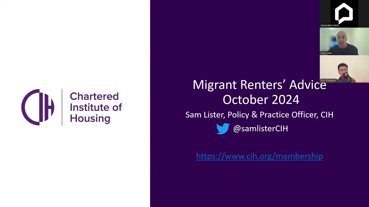 Know Your Rights - Migrant private renters webinar