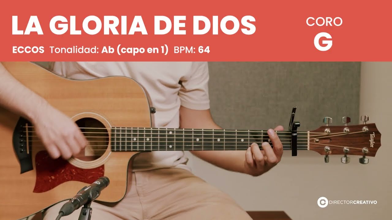 La Gloria De Dios | ECCOS | Tutorial - Acordes