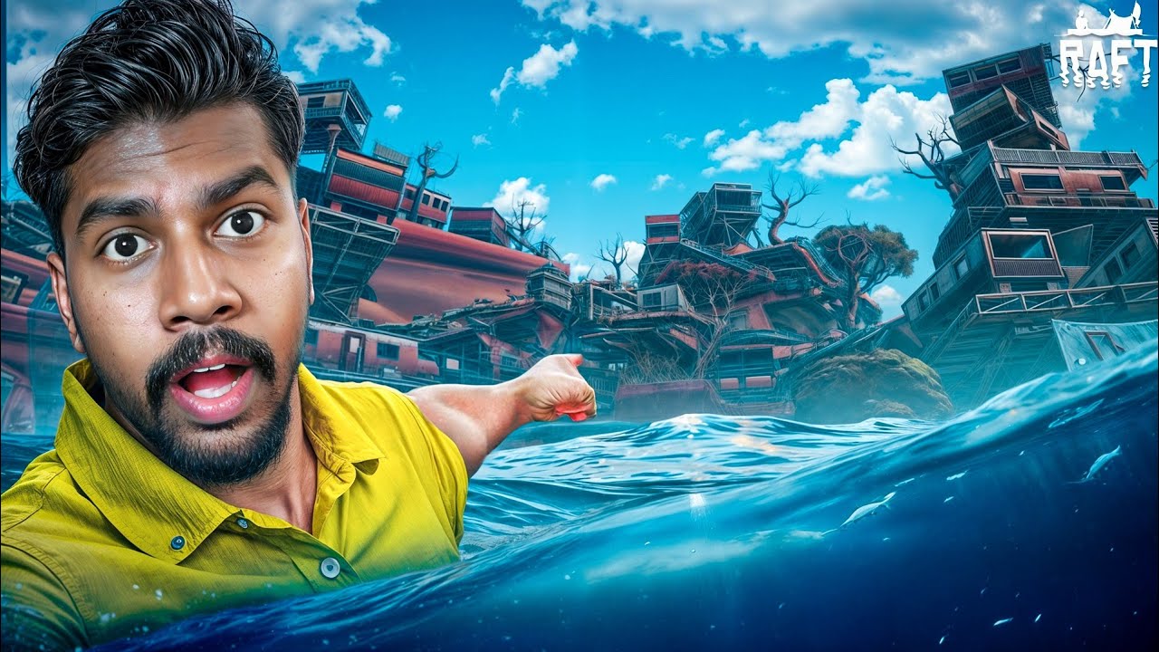 FOUND A RARE ISLAND ON RAFT 😱!! Raft (Part 14)