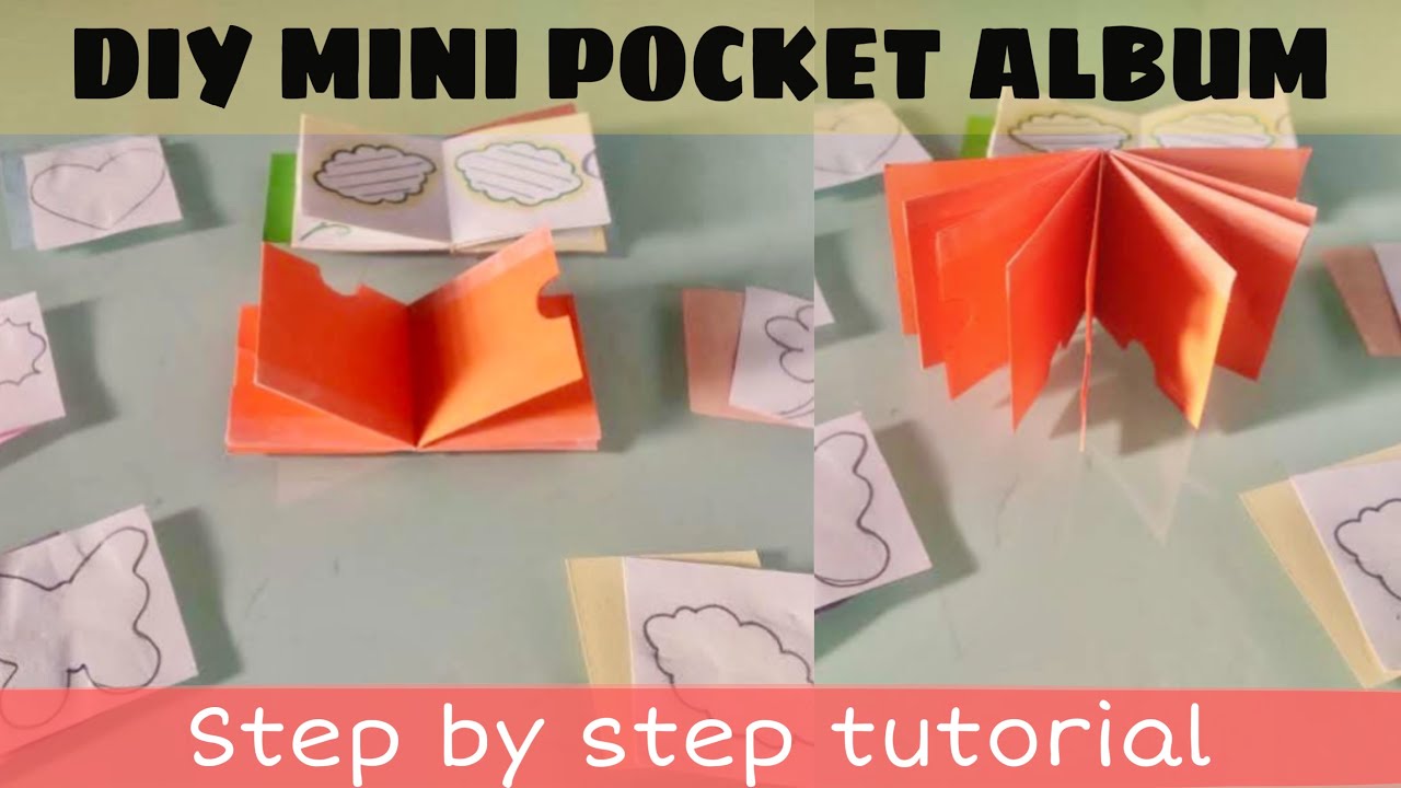 Mini Pocket Album| How to make a cute paper made album using A4 | 5 minutes Craft Ideas| Easy Album