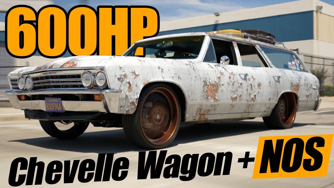 ИДЕАЛЬНЫЙ семейный автомобиль? Кастомный Chevy CHEVELLE Wagon с закисью азота!