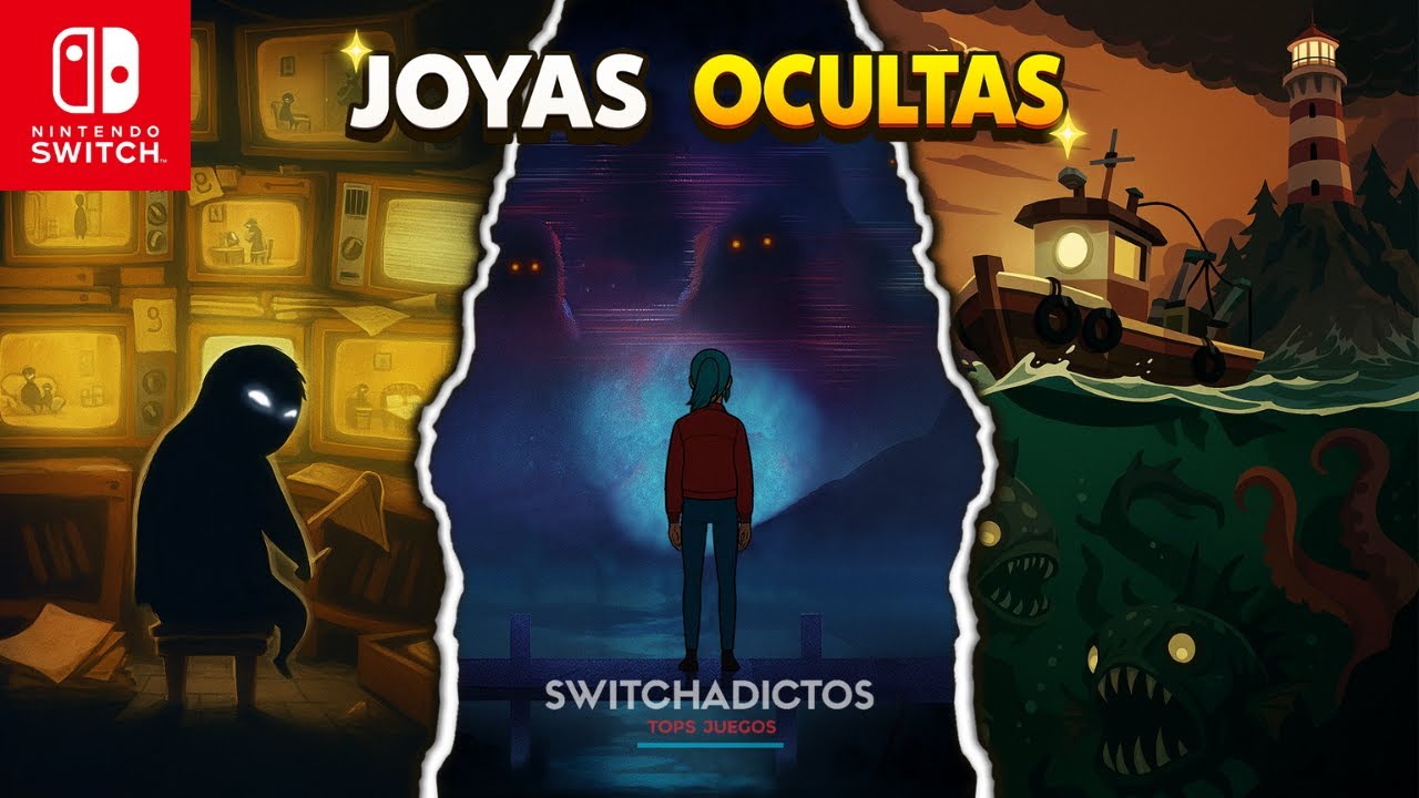 TOP 10 JOYAS OCULTAS IMPERDIBLES que DEBES JUGAR en Nintendo Switch 1 y 2 (2026)