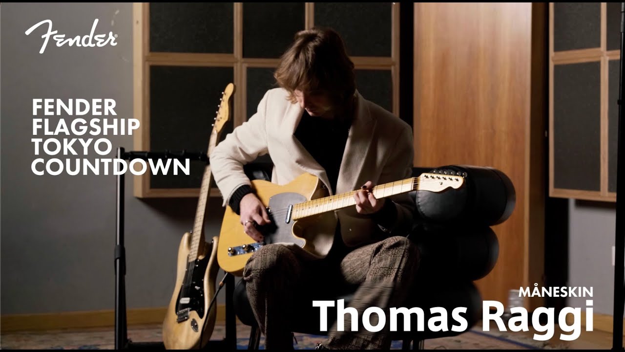 Fender Flagship Tokyo Countdown - Thomas Raggi (MÅNESKIN)