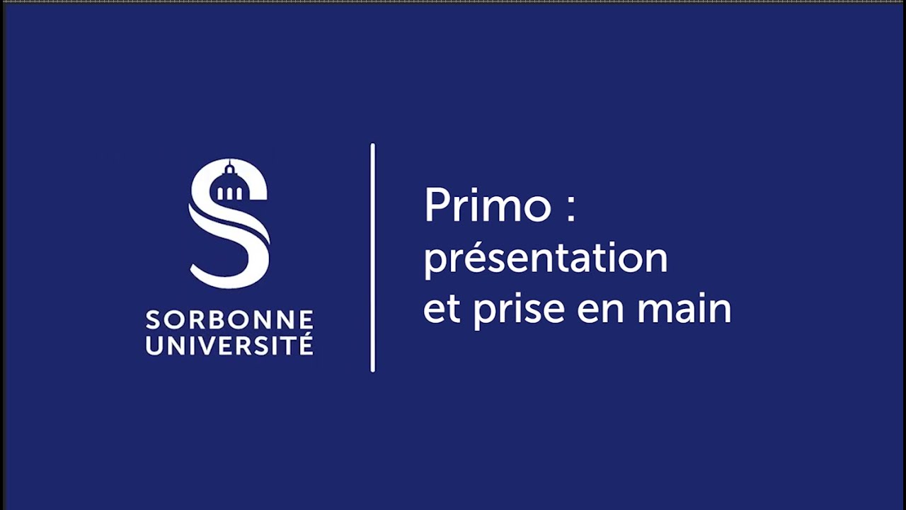 Découverte de Primo !