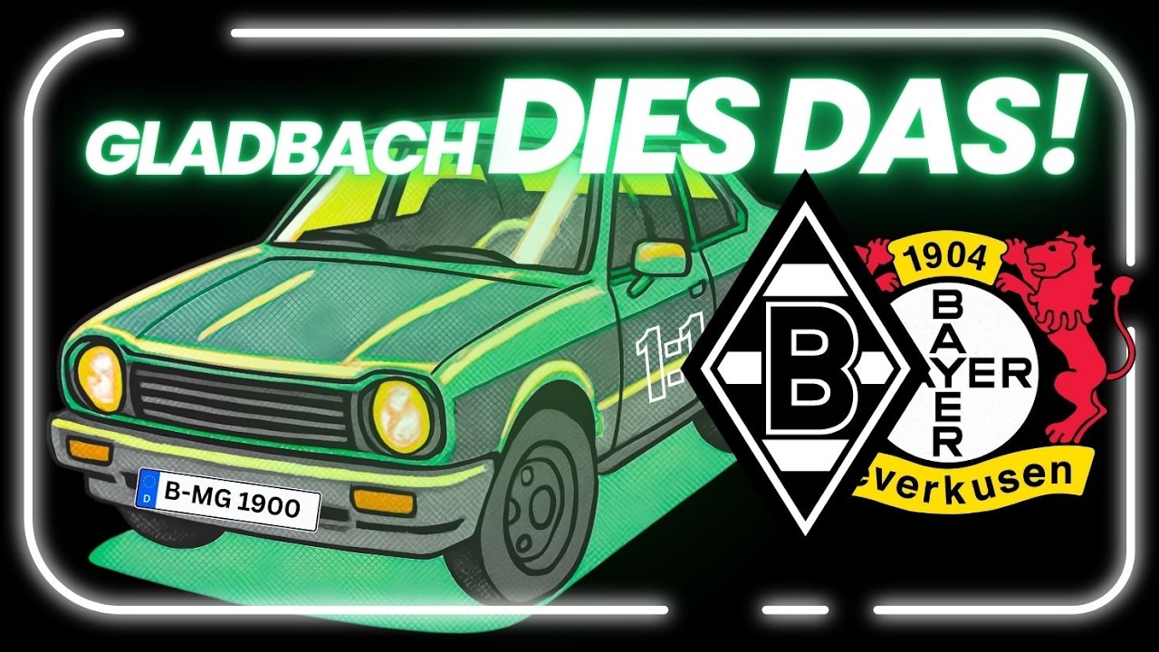 Borussia Mönchengladbach vs. Bayer 04 Leverkusen 1:1! 🔥 (Carpool Karaoke)