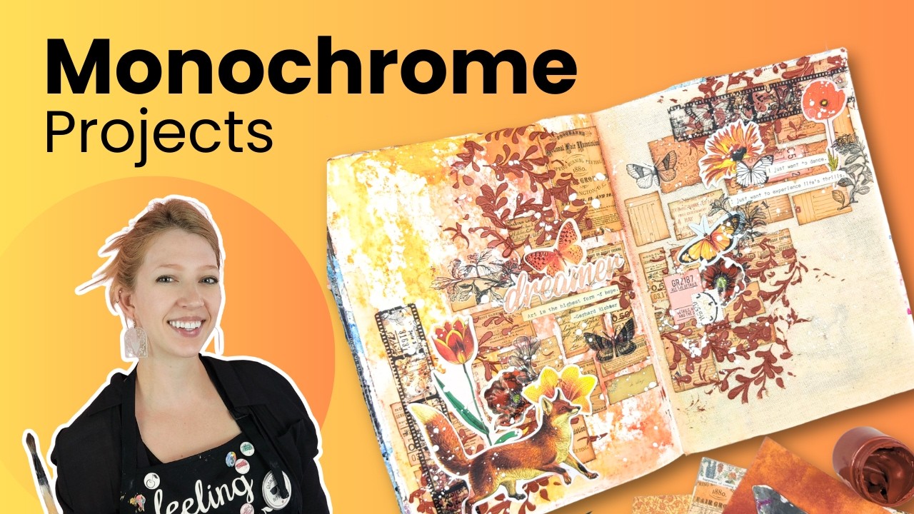 How to Create Stunning Monochrome Projects - March YouTube Hop