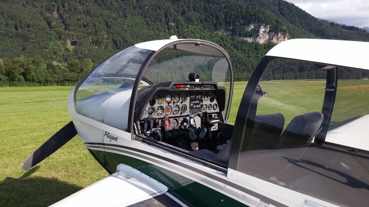 Approach and landing in Gruyères (LSGT)