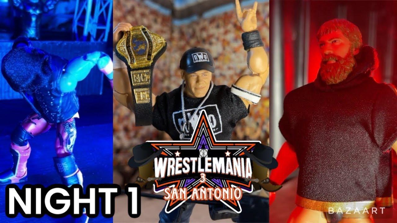 AFWE WrestleMania 3 Night 1! (WWE Action Figures)