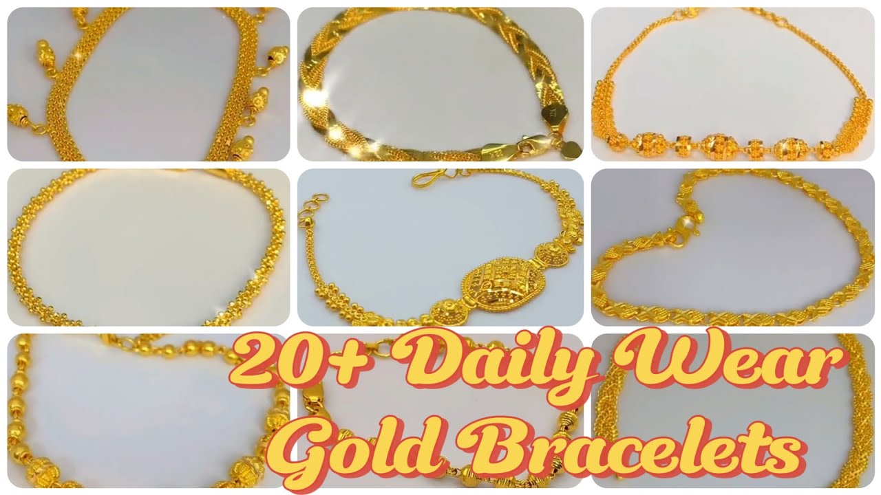 Latest 20 Gold Bracelet Design For Girls | Daily Use Gold Bracelet for Women | Simple Gold Bracelet