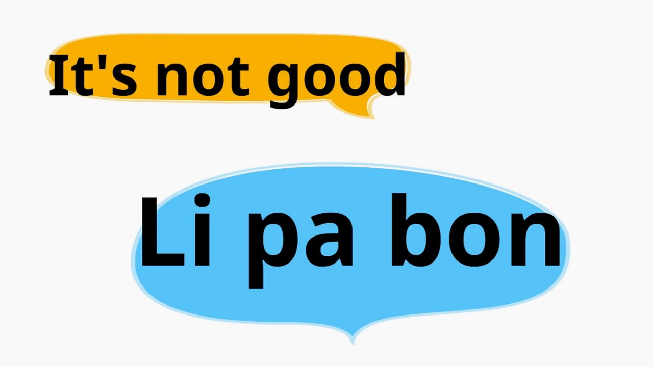 Haitian Creole Phrases and Words Video 2