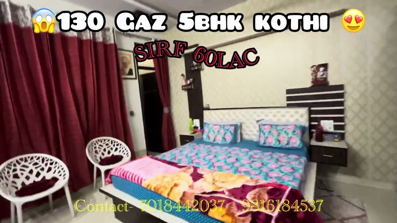 60 Lac ki kothi 5bhk 