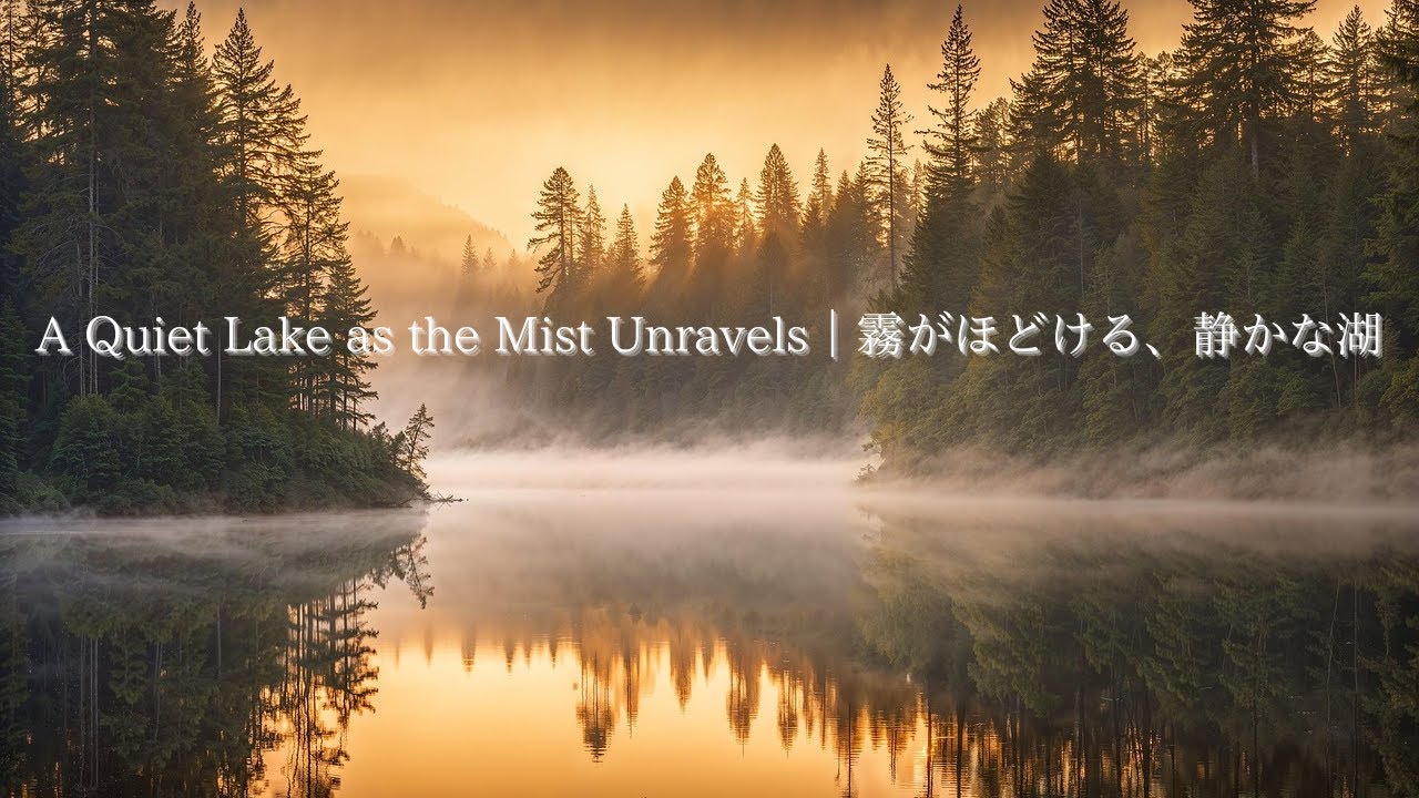 A Quiet Lake as the Mist Unravels｜霧がほどける、静かな湖