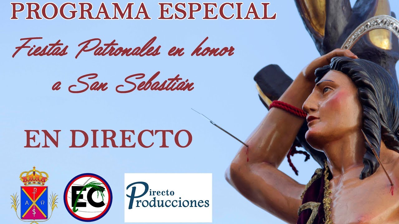 Fiestas Patronales en honor a San Sebastián 2020