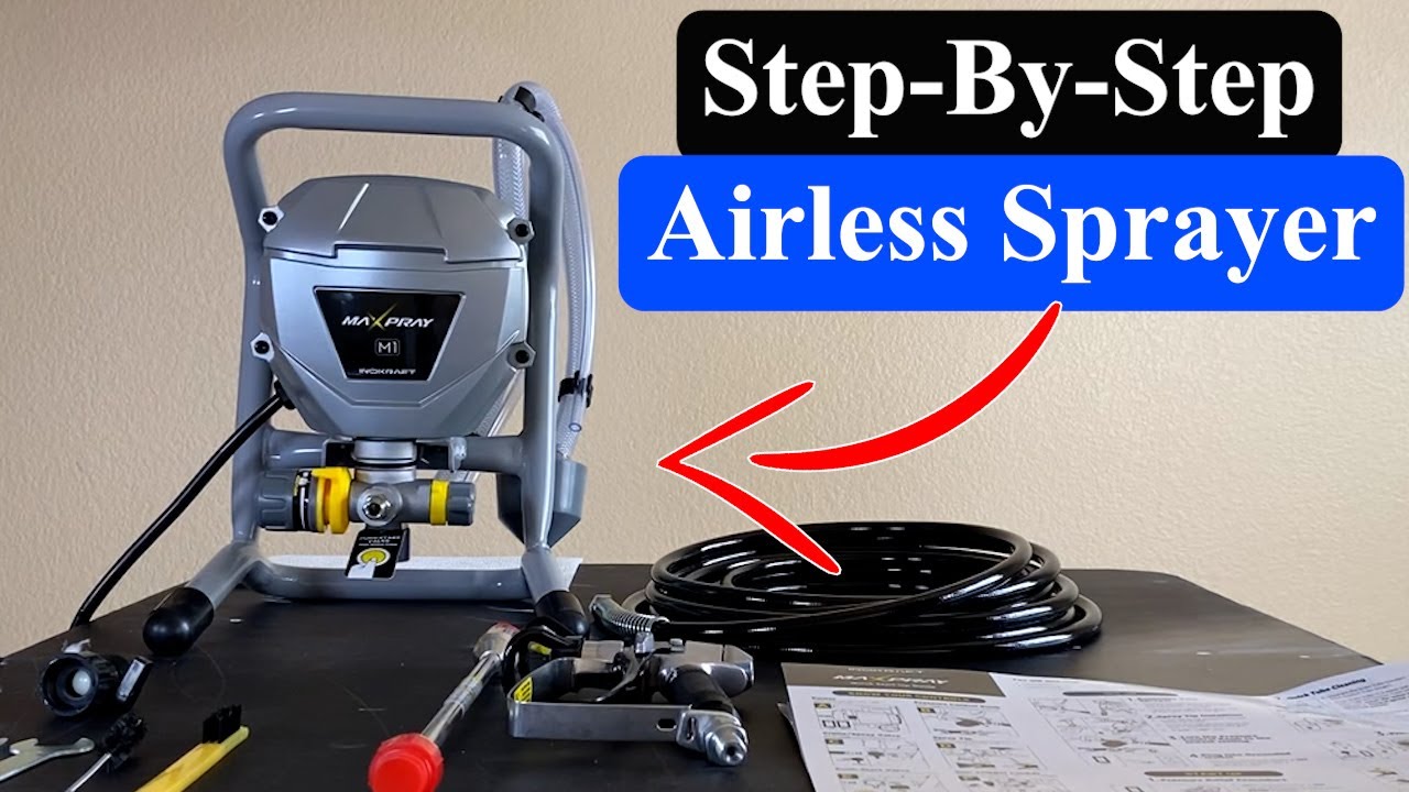 How to Use Maxpray M1 Airless Paint Sprayer by InoKraft - How to Use an Airless Sprayer