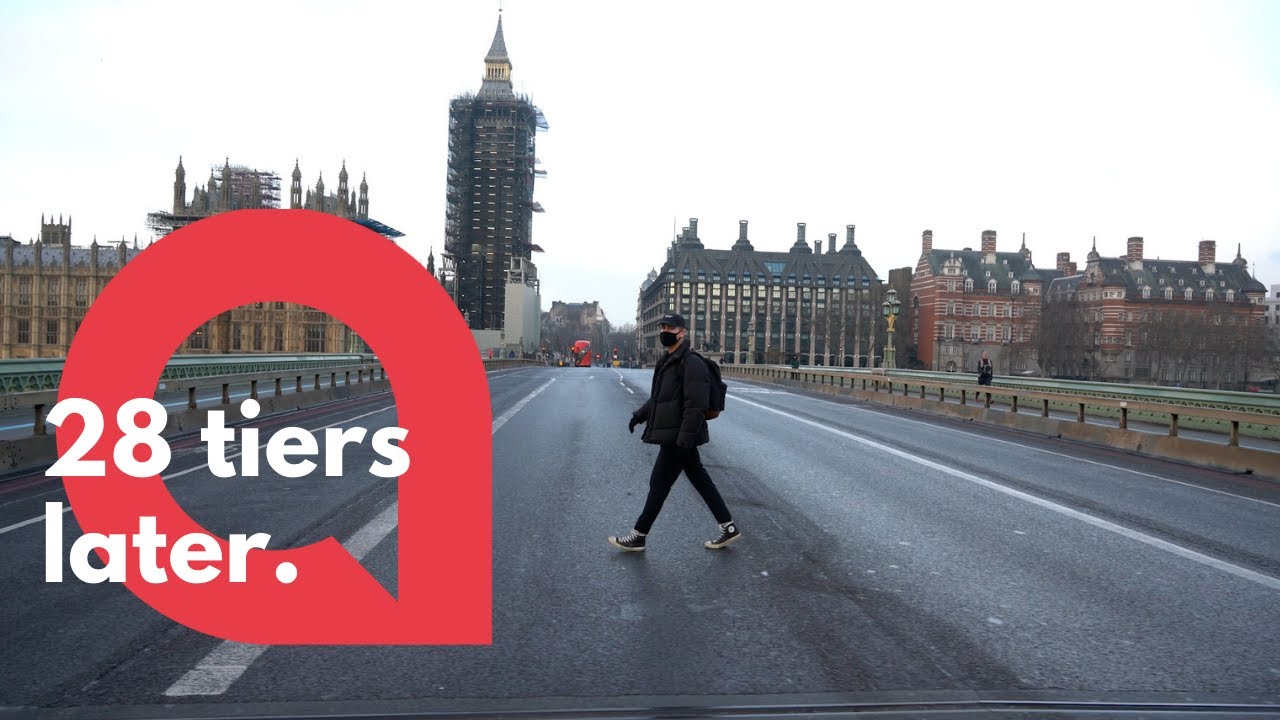 Chilling footage shows London almost entirely deserted due to lockdown | SWNS