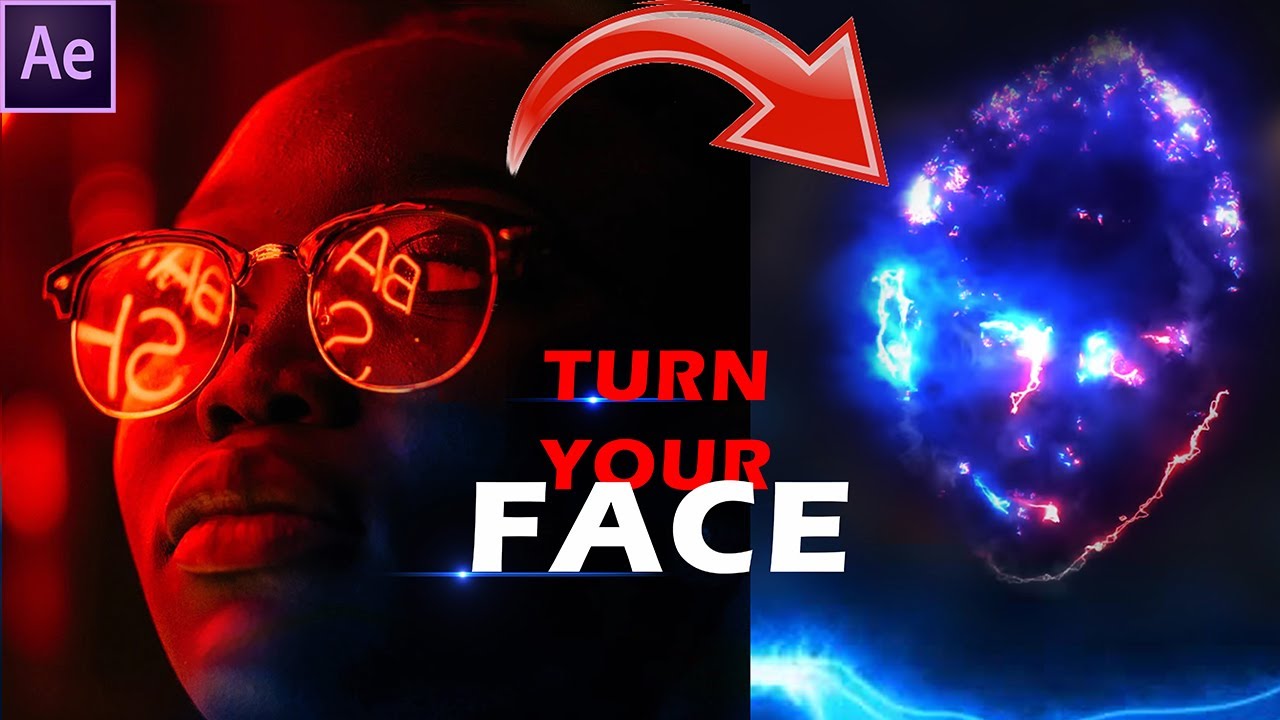 Change Your Own Face to Light Logo Intro | After effect Tutorial | Murphysky