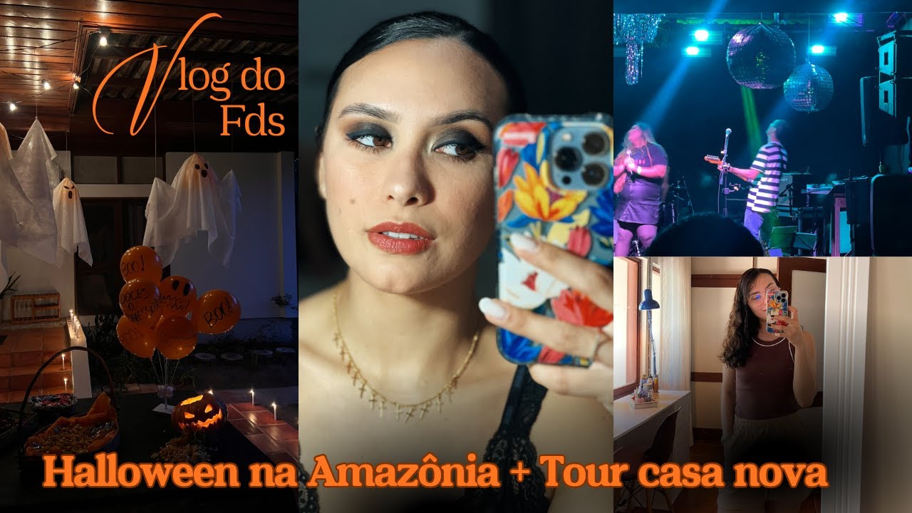 Vlog | Tour casa nova, primeiro halloween, rock na floresta, treinando em casa, metas 2025.