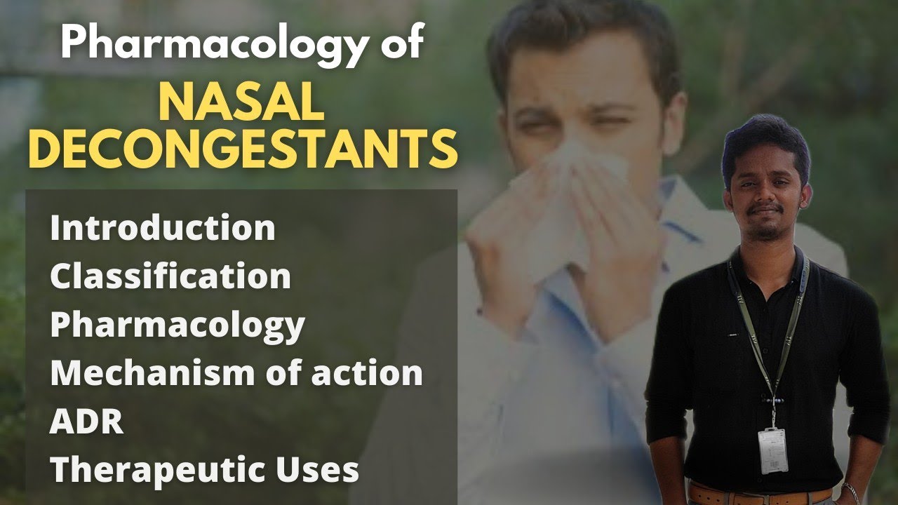 Nasal Decongestants Pharmacology | Tamil