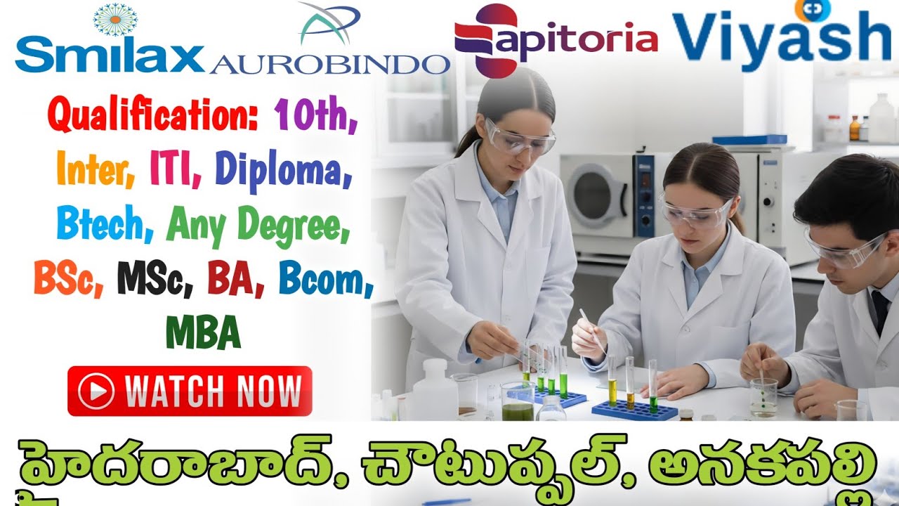 AUROBINDO FREE TRAINNG | JOBS IN HYD | AUROBINDO JOBS | LEARN UPDATE 2026