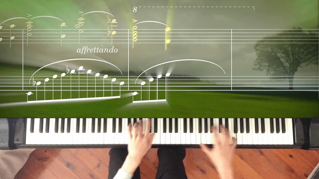 Liszt - Liebestraum No. 3 + animated sheet music