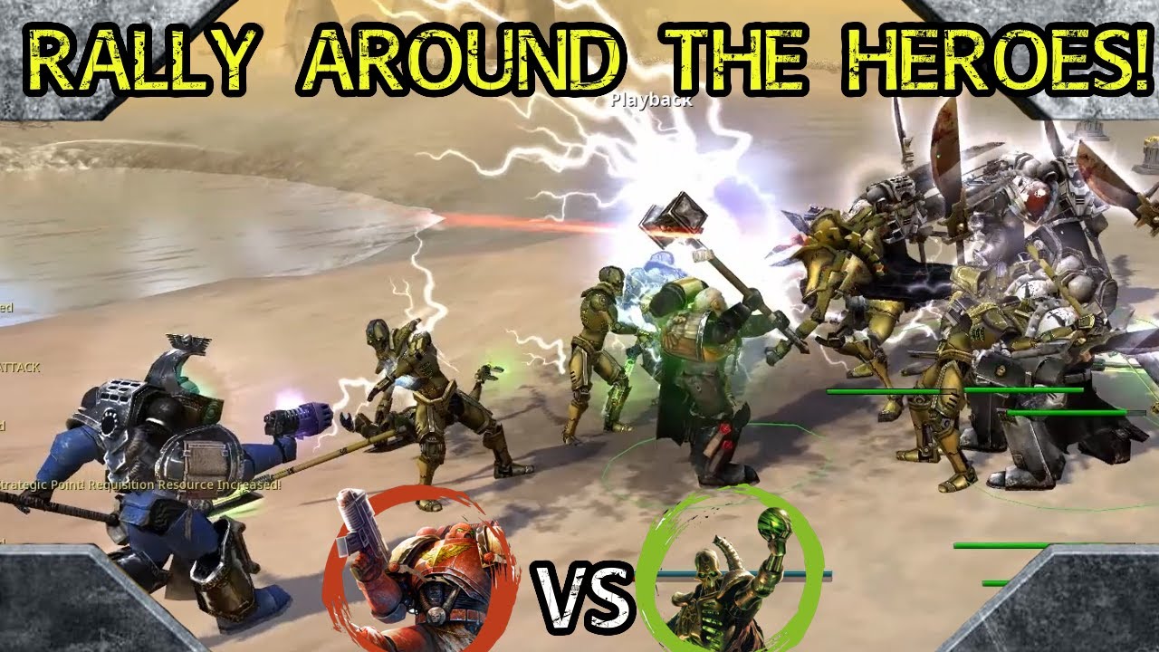 Dawn of War Definitive Edition: 1 vs 1 Space Marines vs Necrons
