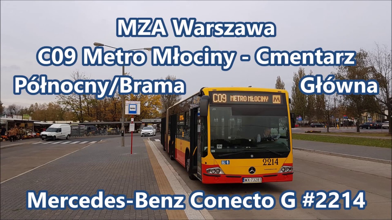 MZA Warszawa - linia C09, Mercedes-Benz Conecto G #2214