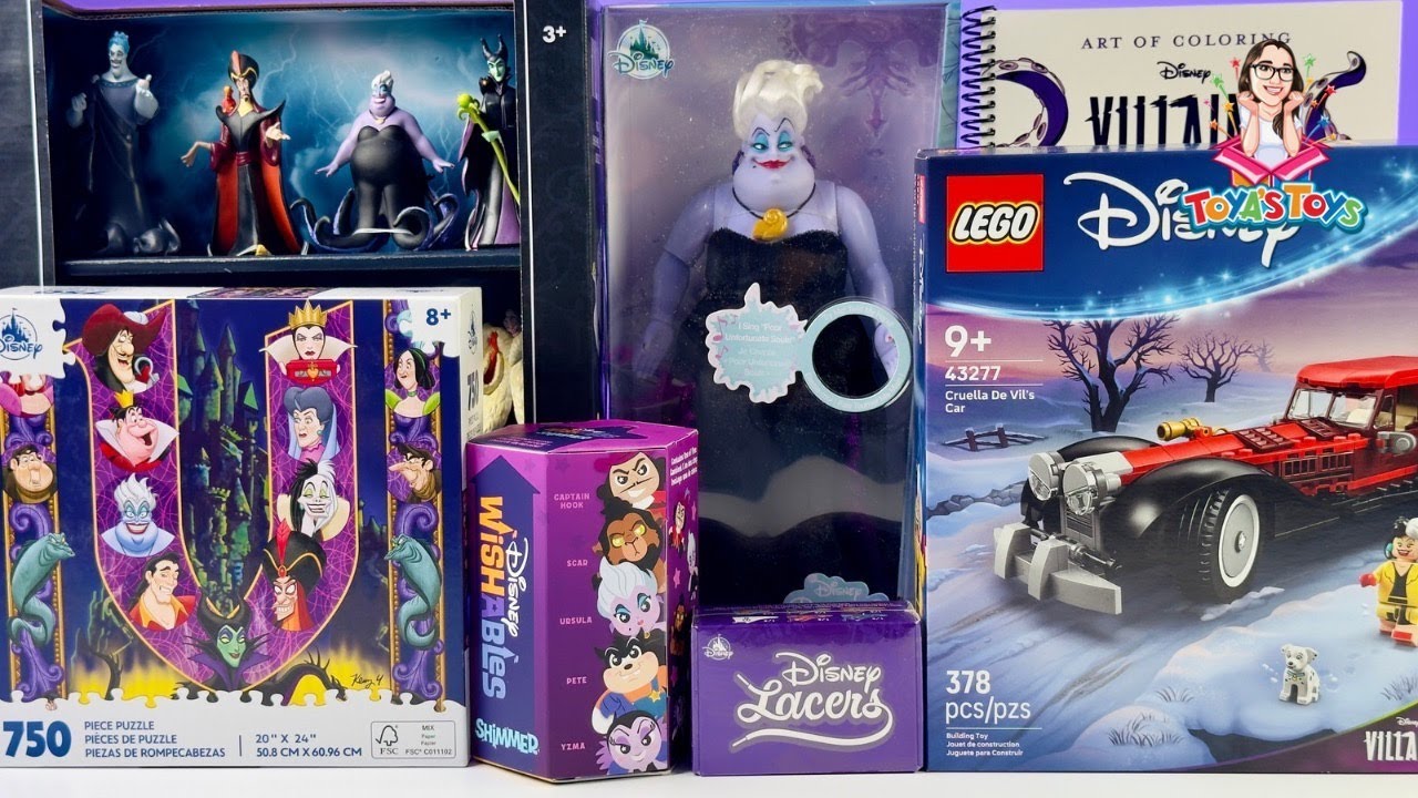 Unboxing and Review of Disney Villains Toys Collection